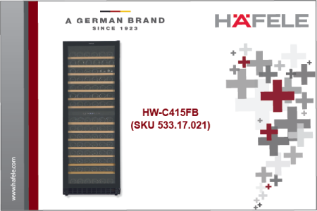BUILT-IN WINE COOLER – HÄFELE HW-C415FB  (SKU 533.17.021)